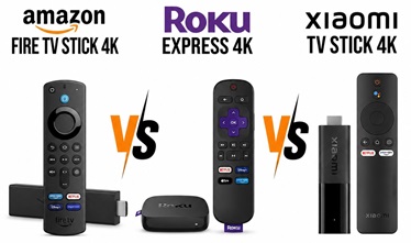 Fire TV Stick 4K vs Roku Express 4K vs Xiaomi TV Stick 4K