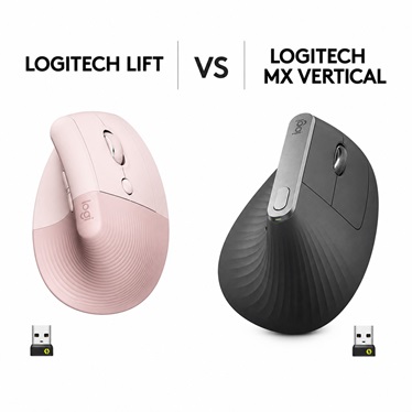 Logitech Lift vs MX Vertical comparativo de mouse ergonômico vertical
