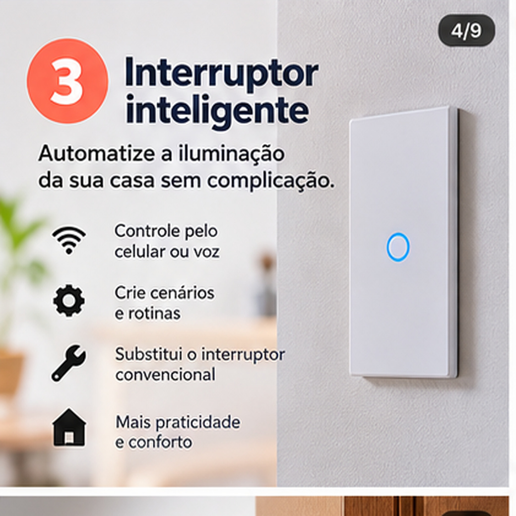Interruptor Inteligente para casa conectada